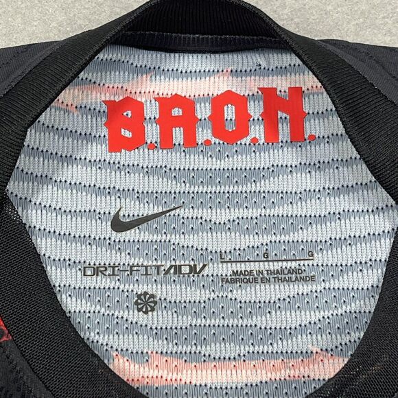 Nike Portland Thorns Jersey Womens Large Black Away Kit NWSL Soccer 23/24 Season - Picture 2 of 16